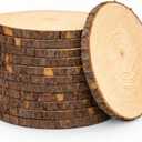 Rustic Wood Slices Set of (12) 9-10 inch Wood Slices! Wood centerpieces, Natural Wood Rounds (12)