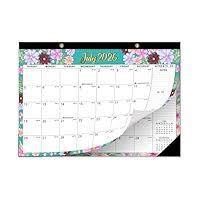 Wall Calendar from January 2026-June 2027,18 Months Tear-Off Monthly Calendar to Track Events & Appointments, with Planner Stickers for Office Family-17"x12" in (colourful)