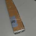 Ivilon Drapery Window Curtain Rod - End Cap Style Design 1 Inch Pole. 48 to 86 Inch Color Black