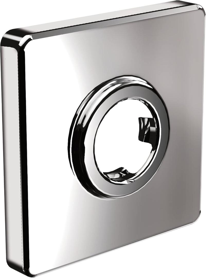 Moen 147572 Modern Square Shower Arm Flange, Chrome