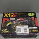 LAFPACY RLAARLO 1/12 Brushless RC Cars for Adults, Max 50 MPH Fast RC Buggy, All Terrain High Speed Remote Control Car Hobby Off-Road RC Truck 4x4 Monster Trucks