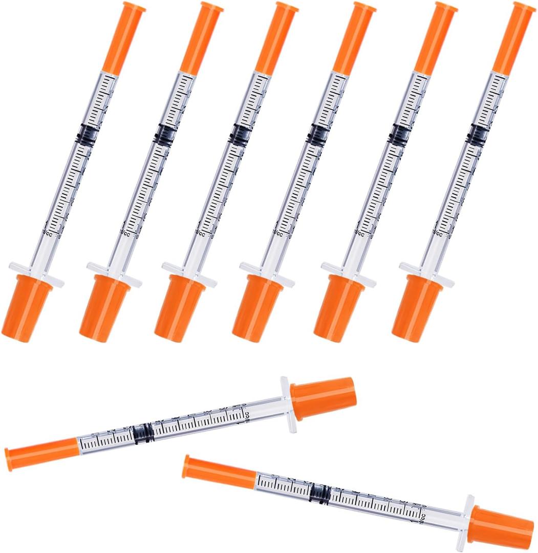 1ml 31G 1/4 Inch Syringes, Disposable Individual Package, Pack of 25