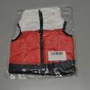 Winter Waterproof Windproof Vest Coat for Cold Weather - Warm Jacket for Small Medium Dogs (Not Suitable for Big Dogs) White/Red/Black L (L(Back:15.5", Chest:20.5", 11.5-13.0lbs))