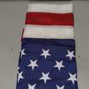 American Flag Durable Nylon 3x5 Ft Outdoor Heavy Duty, Made in USA American Flags ,Longest Lasting Non Fading American Flags for Outside 3x5,Waterproof Embroidered American Flag, All Weather US Flags Use Outdoor High Wind,Tear Proof America Flag Sewn Stripes and Embroidered Stars