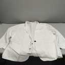 Blazers for Women Suit Jackets Dressy 3/4 Sleeve Blazer Business Casual Outfits for Work L