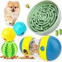 KIPRITII Enriching Slow Feeding Set for Dogs  Slow Feeder Dog Bowls & Interactive Toys with Puzzle-Based Enrichment for Smarter Eating & Busy Minds