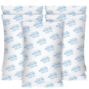 Large Desiccant Packs, 5 Packs 600 Gram Silica Gel Packets Reusable, Dehumidifier Packs for Car Desiccant, Large Moisture Absorbers for Car, Safe, 3D Filaments, Basement Garage