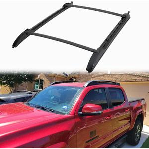 Roof Rack Cross Bars for 2005-2023 Toyota Tacoma Double Cab - Aluminum Roof Rails Crossbar for Cargo Canoe Bike Kayak Snowboard - Rooftop Cargo Carrier Luggage (Not for Access Cab)