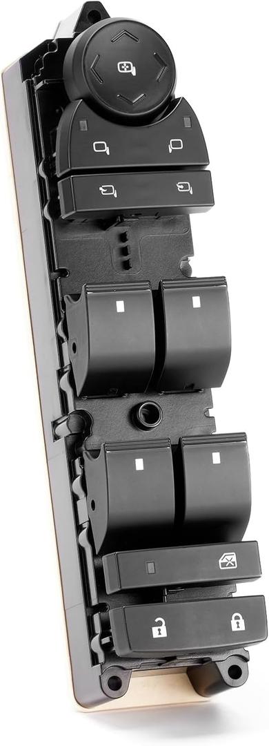 Master Power Window Switch for 2007-2014 Chevy Silverado Suburban Tahoe Avalanche GMC Sierra Yukon & Yukon XL 1500 2500 3500 Cadilla Escalade Driver Side Window & Mirror & Door Lock Control 20835553