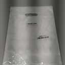 100 Clear Plastic Bags With Handles 9"x12" Perfect for Merchandise And Retail 1.5Mil Thick Clear Gift Bags With Handles