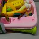 Pupu Pig Water Table Play Sink Toys for Toddlers, Kids Play Kitchen Sink with Running Water, 360 Electric Faucet, Floating Fishing Game, Sensory Water Table Toys for Boys Girls Summer Gifts - Pink