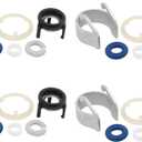 MOTOKU Set of 4 Fuel Injector Seal Repair Kit for A4 A6 Q3 TT Golf Jetta Passat 06J998907