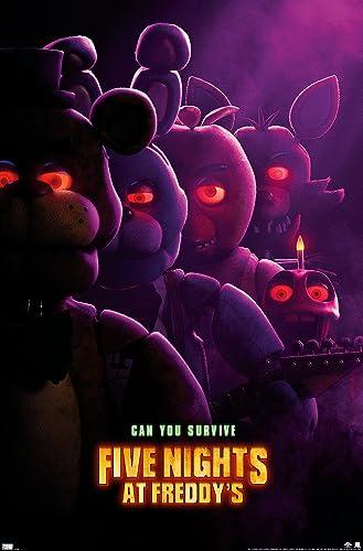Trends International Five Nights at Freddy's Movie - Teaser One Sheet Wall Poster, Pack of 2