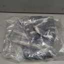 HPD Half Price Drapes Textured Cotton Printed Cushion Pillow Covers (Set of 2) - Decorative Throw Pillow Covers 18x18 Inch for Bedroom and Living Room - Coal Black