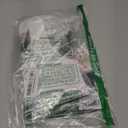 Hanes Girls' Cotton Racerback Sports Bra 2-Pack (Large, Black/White)