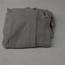 KOUFALL Grey Bronze Grommet Linen Blend Sheer Curtains for Living Room 52x96 Inch Length (52"W x 96"L (Pack of 2))