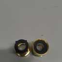AOPANDA Brass Garden Swivel Pipe Fitting 3/4" GHT Female x 3/4" GHT Male Thread Garden Hose Threaded Adapter (Pack of 2).