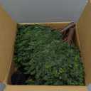 LUWENER 23.6Inch Artificial Cedar Topiary, 2 Pack UV Resistant Faux Evergreen Shrubs with Ground Spikes, Indoor Outdoor Potted Plants for Porch, Garden, Front Door Decor (Cyress)