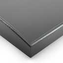 Bam & Boo Black Bamboo Serving Tray Extra Large with Handles for Food, Drinks, Storage, Decor, Vanity, Breakfast, Parties, Weddings, Picnics(23.6” x 15” x 2.35”, Black)