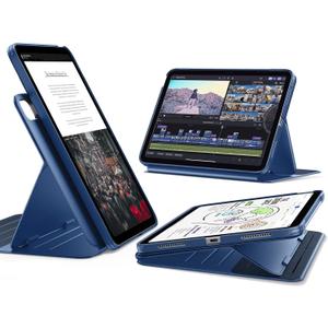 ESR for iPad A16 Case, iPad 11th/10th Generation Case (2025/2022), Removable Magnetic Cover, Adjustable Portrait/Landscape Stand, 9 Standing Angles, Shift Series, Blue