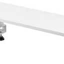SUZEPER Computer Monitor Stand Riser,clamp On Desk Shelf,floating Desk Shelf,29.5 Inch Ergonomic Desk Shelf,printer Stand,desktop Organizer For Computer,laptop,printer(29.5“Lx9.8 W, White)