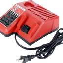Replacement Rapid Battery Charger for 12V&18V Lithium Ion Battery 48-59-1812 48-11-2420 48-11-1815 48-11-1840 48-11-1841 48-11-1850 Cordless Power Tools Batteries