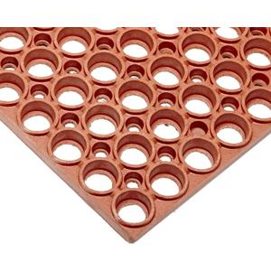 NoTrax T25 Challenger™ Lightweight Anti-Fatigue Drainage Mat, 3' X 5' Red