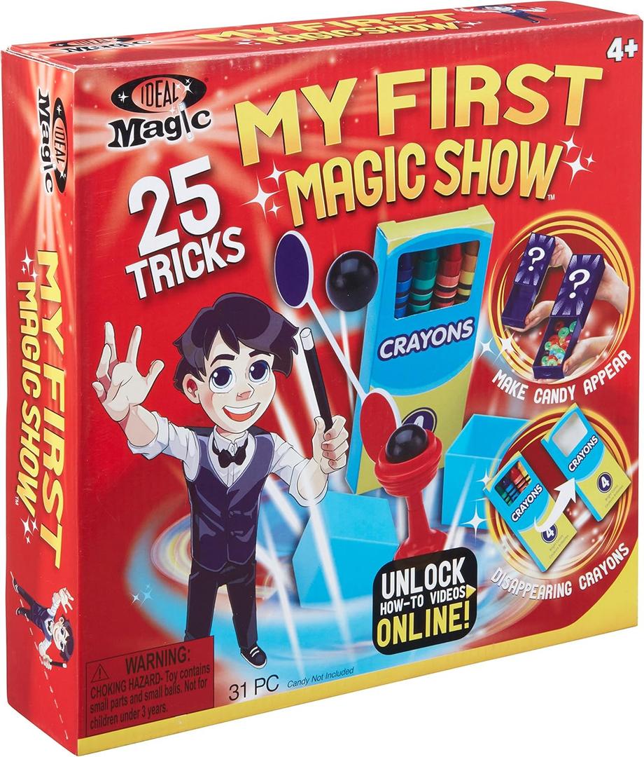 Alex Toys: Ideal Magic, My First Magic Show, Learn 25 Easy Tricks with Props, Great for Children Eager to Learn the Art of Magic, For Ages 4 and up (0)