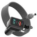 for Starlink Mini Power Cable, 10FT Starlink Mini Cigarette Lighter Adapter with USB, Type-C Port and Voltmeter, 12V-24V DC Safety Power Cable for Starlink Mini Waterproof Cigarette Lighter Charger