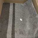 PURRUGS Dirt Trapping Door Mat 34" x 60", Non-Slip/Skid Machine Washable Entryway Rug, Shoes Scraper, Area Rug, Super Absorbent Welcome Mat for Muddy Wet Shoes and Paws, Grayish Brown & Coffee