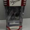 Nostalgia Popcorn Maker Machine - Professional Tabletop With 2.5 Oz Kettle Makes Up to 10 Cups - Vintage Popcorn Machine Movie Theater Style - Metalic Red