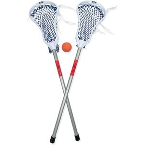 STX FiddleSTX Two Pack Mini Super Power with Plastic Handle and One Ball, 30-Inch,White/Grey