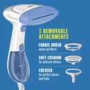 Conair Handheld Garment Steamer for Clothes, ExtremeSteam 1200W, Portable Handheld Design,White/Blue