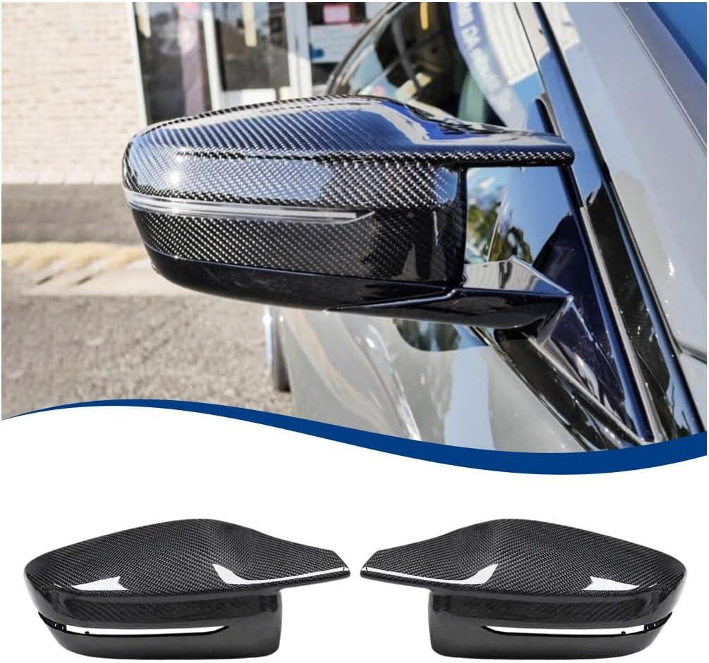 Real Carbon Fiber Side Mirror Cover Compatible with G20 G21 G30 G31 G32 GT G11 G12 G14 G15 G16 (Real Carbon Fiber, G20 G30 G32 G11)