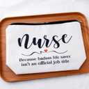 Nurse Gifts for Women Girls Nurse Makeup Bag Gifts for Nursing Nurse Christmas Gifts for Nurse Student Graduation Gifts for Nurse Practitioner Gifts for Friend Nursing Student Makeup Cosmetic Bag