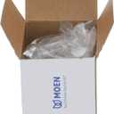 Moen 96797 Chateau Collection Replacement Tub and Shower Faucet Knob Handle Kit, Chrome and White Insert (Pack of 1)