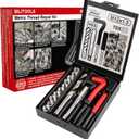 BILITOOLS M12x1.5 Thread Repair Kit, HSS Drill Helicoil Repair Kit Metric