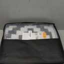 OLANLY Waterproof Outdoor Rug 5x8 ft, Outdoor Plastic Straw Rug for Camping, RV Mat Outside, Indoor Outdoor Carpet for Porch, Deck, Backyard, Balcony, Picnic, Black & White