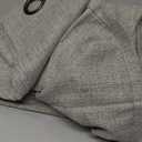 YoungsTex Dark Grey Linen Curtains 63 Inch Length for Living Room Windows, Textured Light Filtering Drapes with Bronze Grommet Privacy for Bedroom, 2 Panels, 52 X 63 Inch