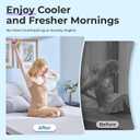 SINWEEK 2 Inch Gel Memory Foam Mattress Topper Queen Size, Ventilated High Density Pad for Body Pain, Bed Topper with Cooling Cover