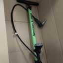 X-1000 Bike Pump Unique AerTight Pump Head for Easiest use with Both Presta and Schrader Bicycle Pump Valves Pressure Gauge 160 PSI