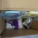 Tellingyou 24 Pcs Roller Skate Party Favors 12 Pcs 24 oz Roller Skate Plastic Cups with Lids and Straws 12 Tumbler Gift Box with Handle for Sports Theme Party Decoration Adults Birthday Supplies