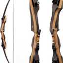 LWANO Archery Takedown Recurve Bow 62", Standard Recurve Bow for Aldults & Beginners, Right Handed, 25-50 Lbs