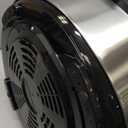 MegaChef 12 Quart Digital Pressure Cooker with 15 Preset Options and Glass Lid, Silver