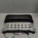 Drive-up Golf Cart LED Headlight, 12V Head Light with Bumper for Club Car Precedent 2004-Up Electric Models Replacement OEM 102524801 1025248-0