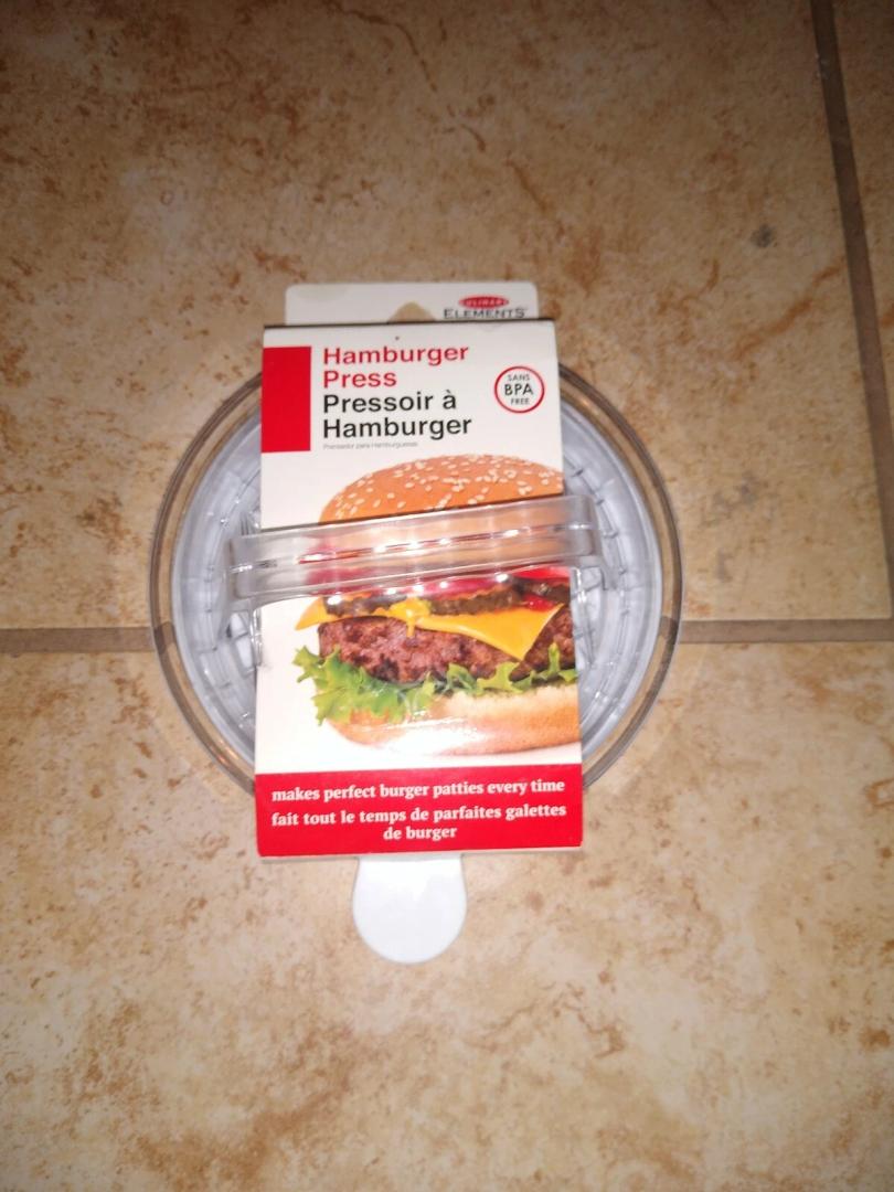 Culinary Elements Pair of Plastic Hamburger Presses Good Living 