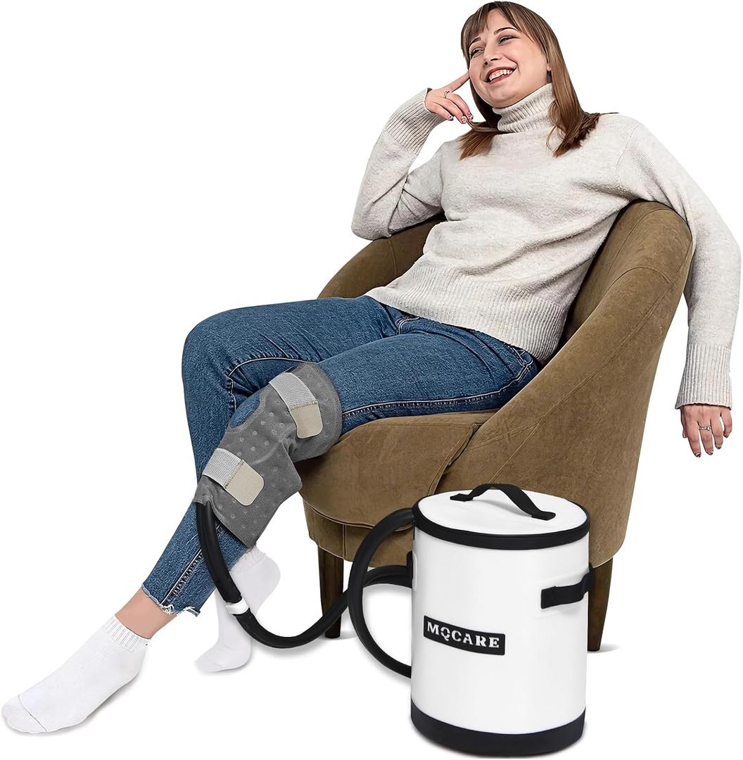 Cold Therapy Machine,Ice Machine for Knee Surgery,Helps with Knee Pain,Cryotherapy Machine with Programmable Timer Keeps Water Cold,Convenient and Easy to Use