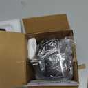 Minetom 800W Plug-in Space Heater, Portable Wall Outlet Heater With Adjustable Thermostat, Remote, ECO Mode, 12H Timer, LED Display for RV, Home Office, Bathroom Indoor Use