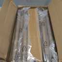 Wood Curtain Rods for Windows 66 to 120 Inch 2 Pack, 1 Inch Heavy Duty Boho Curtain Rods Adjustable Drapery Rod Decorative Window Rod for Farmhouse Kitchen Bedroom Living Room