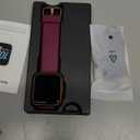 Fitness Tracker Watch with Heart Rate Monitor, Large Screen Activity Tracker with Pedometer, Sleep Monitor, Calories & Step Counter, 5ATM Waterproof Smart Watch for Women Men Fitness Watch for Sports (Purple)